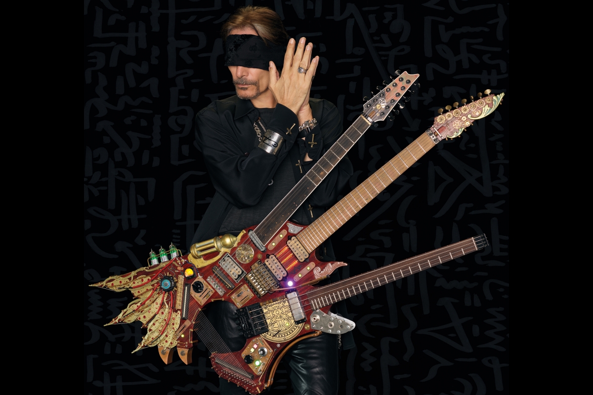 Steve Vai estrena el tercer single de su álbum &quot;Inviolate&quot; y una guitarra/bajo de 3 mástiles
