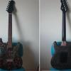 Acabado final de la guitarra en construccion